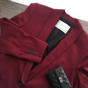 Zara Studio Oversized Blazer with Tuxedo Collar